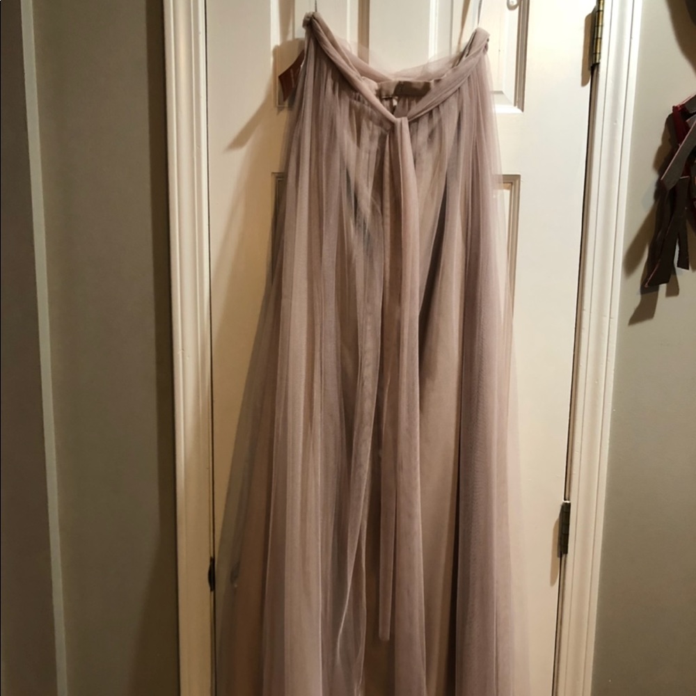 Long tulle skirt